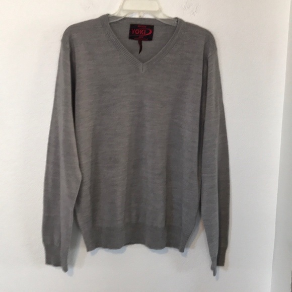 🩶YOKI SWEATER GREY NWOT SIZE L EXCELLENT CONDITION! - Picture 1 of 6